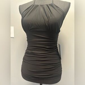 Athleta sheer halter top NWT